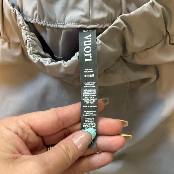 Vuori Miles Ankle Pant Womens S Light Gray Jogger Lounge - Picture 2 of 6